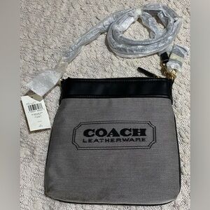 Coach Jacquard Badge Kitt Crossbody Bag CC970